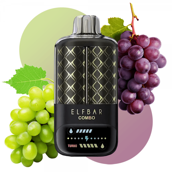 ELF BAR COMBO 25000 - GREEN GRAPE & GRAPE